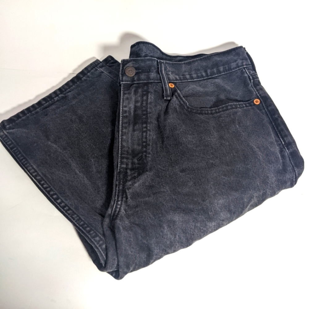 Levi's 514 black denim jeans 34 x 32